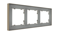Рамка на 3 поста, Milan, шампань (07P303)