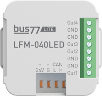 Модуль управления светодиодными лентами на 4 канала (LFM-040LED)