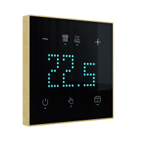 Сенсорный экран термостата, Berlin Premium 04, Lite, латунь, сатин горизонт.