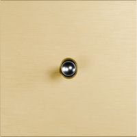 Рамка на 1 пост, Slim 09, сценарный выключатель 1-рыч., латунь, сатин горизонт.(09P10217)