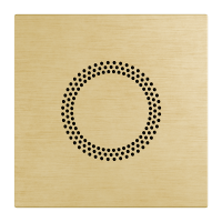 Рамка на 1 пост, Berlin Premium 05, мультисенсор 6, латунь, сатин горизонт.