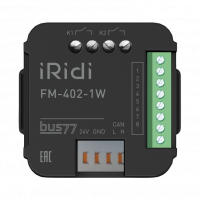 Модуль ввода-вывода на 4 входа и 2 реле (5А, 230В) (FM-402-1W)