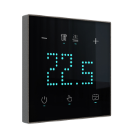 Сенсорный экран термостата, Berlin Premium 04, Lite, алюм., шоко