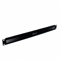 Фронт-панель 1U Iridi RAL9005 нуар (WOOFIridi1U9005N)