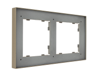 Рамка на 2 пост, Monaco 04, шампань (04P203)