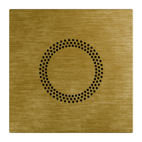 Рамка на 1 пост, Berlin Premium 05, мультисенсор 6, латунь, сатин патинир. сатин