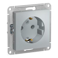 Модуль розетки (M0102) Серебристый