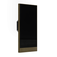 Панель настенная 6 дюймов (P6) с монтажным коробом, латунь, сатинирование с античным патинированием