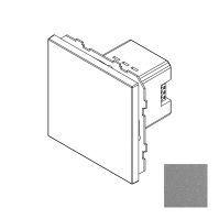 Сценарный выключатель, Amsterdam 02, 1-кл., модуль 71х71, dc, Серебристый
