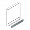 Вставка на 1 пост, графит искр (к), GRC-0009 (IND120)