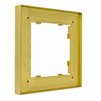 Рамка на 1 пост, Monaco 04, ЛАТУНЬ шлифованный (04P110) 