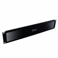 Фронт-панель 2U Iridi RAL9005 нуар (WOOFIridi2U9005N)