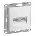 Модуль RJ-45 двойной (M0601) Белый