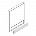 Вставка на 1 пост, серебро искр (к), GRC-0001 (IND122)
