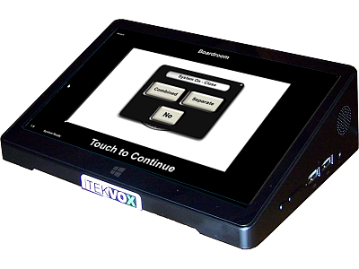  (Friendswood ISD Boardroom). Control interface