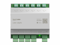 Релейный модуль: 6 каналов реле, 12 универсальных входа (LDM-1206PC)