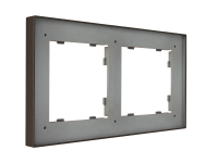 Рамка на 2 поста, Milan, шоко (07P206)