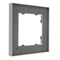 Рамка на 1 пост, Monaco 04, АЛЮМИНИЙ шлифованный (04P108) 