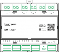 Релейный модуль: 6 каналов реле, 12 универсальных входа (DM-1206P)